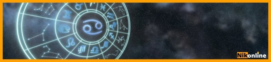 Знаки зодиака на фоне звездного неба