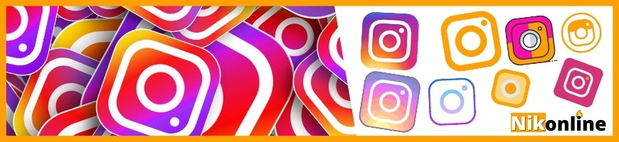 Разноцветные логотипы сети instagram